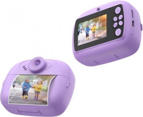 Celly KIDSCAMPRINTVL Παιδική Φωτογραφική Μηχανή με Θερμική Εκτύπωση Μωβ