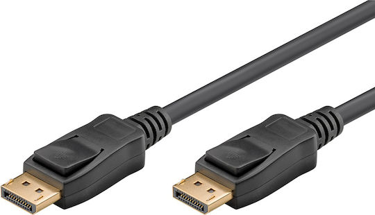 Goobay Cable DisplayPort male - DisplayPort male 2m Μαύρο (74744)