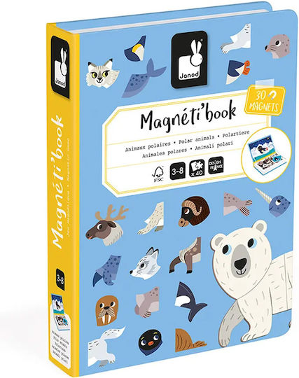 Janod Μαγνητικό Παιχνίδι Κατασκευών για Παιδιά 3+ Ετών J02599