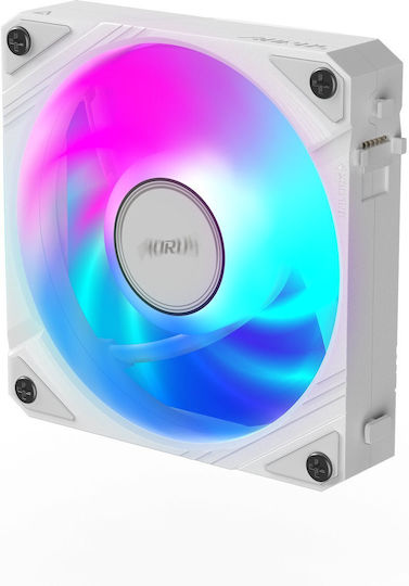 Gigabyte AORUS EZ CHAIN Case Fan 120mm με Λευκό Φωτισμό Λευκό