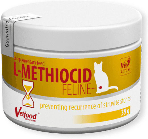 Vetfood L-methiocide Feline-συμπλήρωμα Βιταμίνη Σκόνη για Ουροποιητικό / Νεφρά 39gr