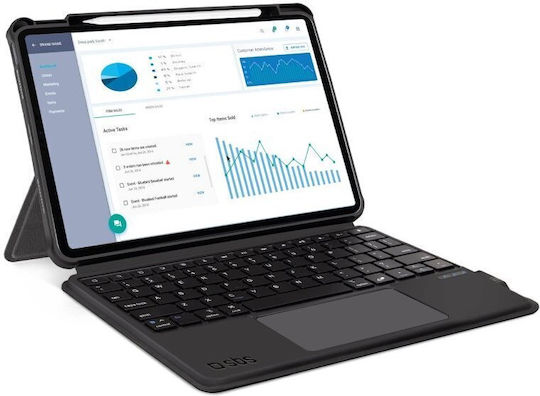 SBS Αδιάβροχη με Πληκτρολόγιο Μαύρη (iPad Air, iPad Pro)