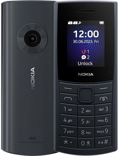 Nokia 110 4G (2024) Dual SIM Κινητό με Κουμπιά (Ελληνικό Μενού) Μπλε