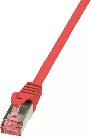 LogiLink U/UTP Cat.6 Καλώδιο Δικτύου Ethernet 5m Κόκκινο 1τμχ CQ2074S