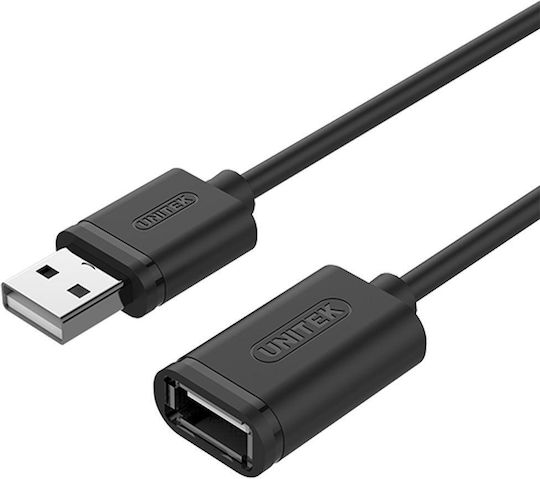 Unitek USB 2.0 Cable USB-A male - USB-A female Y-C428GBK