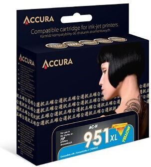 Accura Συμβατό Μελάνι Εκτυπωτή InkJet HP 951XL (CN047AE) 24ml Κυανό 1τμχ