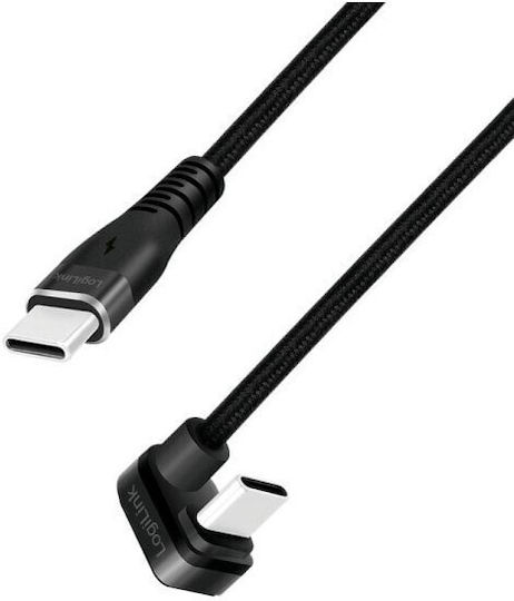 LogiLink USB 2.0 Cable USB-C male - USB-C Μαύρο 3m (CU0194)