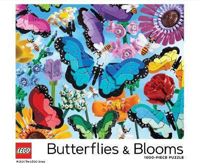 Lego Butterflies & Blooms 1000-piece Puzzle Chronicle Books 0424