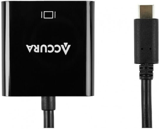 Accura Μετατροπέας USB-C male σε HDMI male 1τμχ