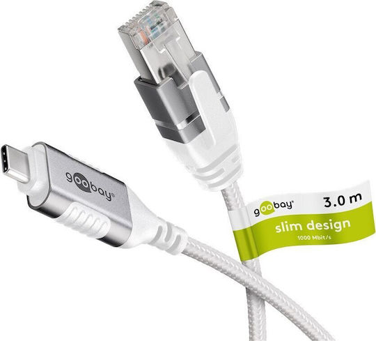 Goobay Καλώδιο RJ45 male - RJ45 male 3m (74388) 1τμχ