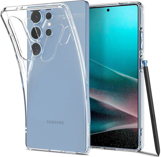 Spigen Liquid Crystal Back Cover Σιλικόνης 0.3mm Διάφανο (Galaxy S25 Ultra) ACS08948