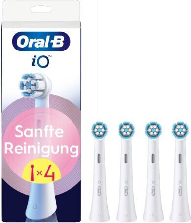 Oral-B iO Gentle Care Ανταλλακτικές Κεφαλές για Ηλεκτρική Οδοντόβουρτσα 4τμχ