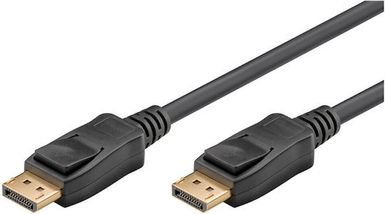 Goobay Cable DisplayPort male - DisplayPort male 5m Μαύρο (74750)