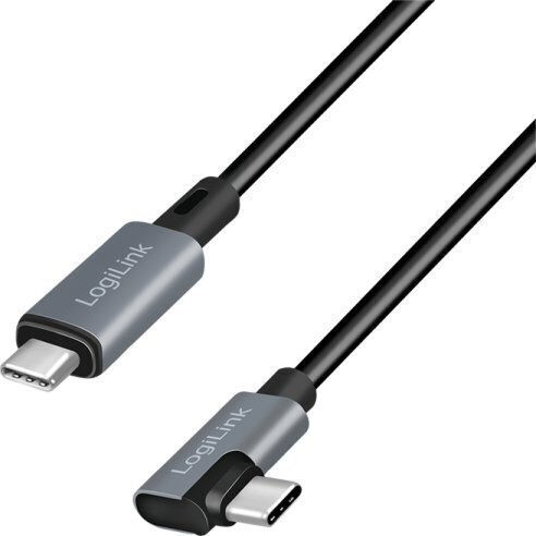 LogiLink USB 2.0 Cable USB-C male - USB-C 100W Μαύρο 1m CU0182