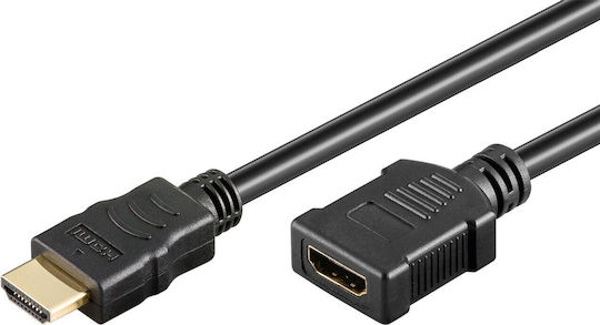 Goobay HDMI 2.1 Cable HDMI male - HDMI male 0.5m Χρυσό 76268