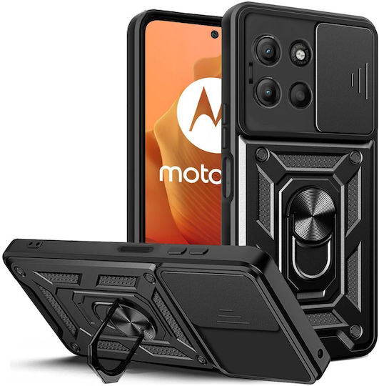 Tech-Protect Camshield Pro Back Cover Πλαστικό / Σιλικόνης Μαύρο (Motorola Moto G15, Tech-Protect) F5906302361250