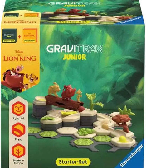 Ravensburger Junior Starter-set Lion King Εκπαιδευτικό Παιχνίδι Μηχανικής Gravitrax για 3-7 Ετών 73437