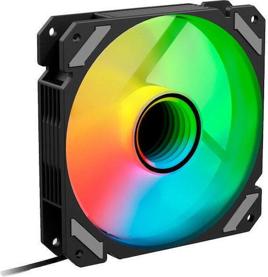 Sharkoon Shark Mirror Case Fan 120mm με ARGB Φωτισμό και Σύνδεση 4-Pin PWM