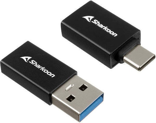 Sharkoon OfficePal Μετατροπέας USB-C male σε USB-A female 1τμχ