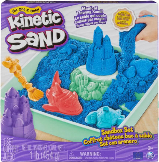 Spin Master Παιχνίδι Κατασκευών με Άμμο Sandbox Set Μπλε για Παιδιά 3+ Ετών 092650