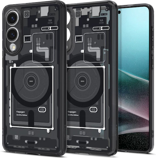 Spigen Ultra Hybrid Zero One (MagFit) Back Cover Σιλικόνης / Πλαστικό 0.3mm Μαύρο (Galaxy S25 Edge) ACS09415