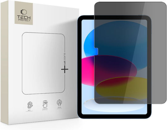 Tech-Protect Privacy Tempered Glass (iPad 10.9” 2022, iPad 11” 2025) Μαύρο