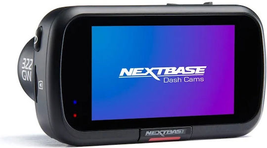 NextBase 322GW Κάμερα DVR Αυτοκινήτου 1080P με Οθόνη 2.5" Bluetooth, Wi-Fi, GPS NBDVR322GW