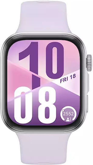 Huawei Watch Fit 4 43mm Αδιάβροχο με Παλμογράφο (Μωβ)