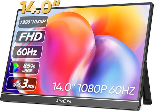Arzopa A1S IPS HDR Φορητό Monitor 14" FHD 1920x1080