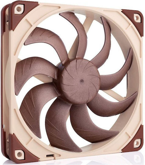 Noctua NF-A14x25 G2 LS-PWM Case Fan 140mm με Σύνδεση 4-Pin Καφέ