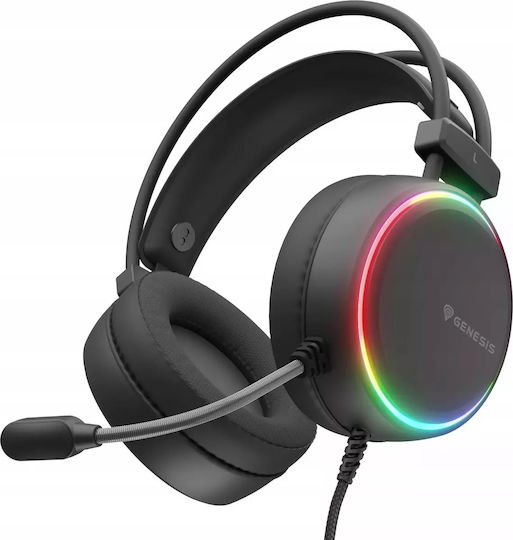 Genesis Neon 613 G2 Over Ear Gaming Headset με σύνδεση 3.5mm / USB Λευκό