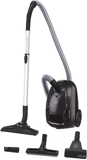Hoover HE120PET 011 Ηλεκτρική Σκούπα 700W με Σακούλα 2.5lt Iron Grey