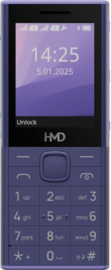 HMD 150 Music Dual SIM Κινητό με Κουμπιά Μωβ