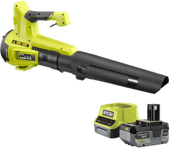 Ryobi Φυσητήρας / Απορροφητήρας Χειρός Μπαταρίας 18V Solo με Ρύθμιση Έντασης & Μέγιστη Ταχύτητα Αέρα 160km/h