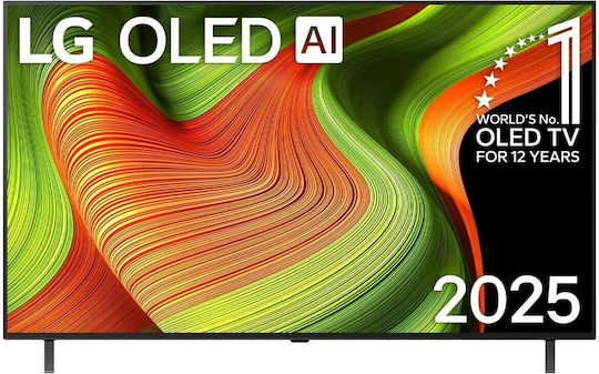 LG Smart Τηλεόραση 55" 4K UHD OLED AI B5 HDR (2025) OLED55B56LA