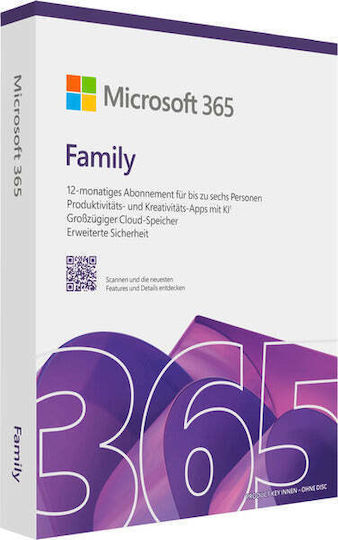 Microsoft 365 Personal Γερμανικά συμβατό με Mac/Windows για 1 Χρήστη EP2-32369