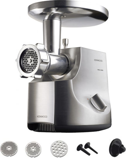 Kenwood MG700 Μηχανή Άλεσης Κιμά 2000W Ασημί