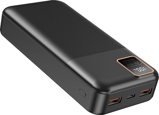 Patona Stark 4.0 Power Bank 20000mAh 22.5W με 2 Θύρες USB-A και Θύρα USB-C Power Delivery Μαύρο