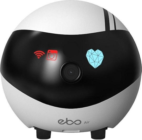 Enabot EBO Air 2 IP Companion Robot Κάμερα Wi-Fi Full HD+ 4MP Μπαταρίας με Αμφίδρομη Επικοινωνία