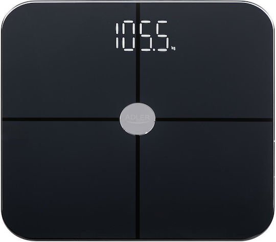 Adler Ψηφιακή Ζυγαριά Μαύρη AD 8187