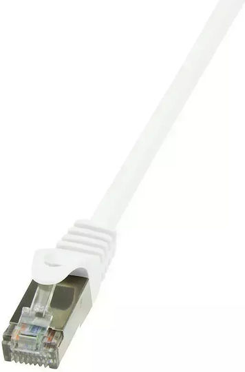 LogiLink F/UTP Cat.6 Καλώδιο Δικτύου Ethernet 15m Λευκό 1τμχ CP2101S