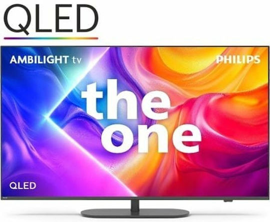 Philips Smart Τηλεόραση 50" 4K UHD QLED PUS9010 HDR (2025) 50PUS9010/12