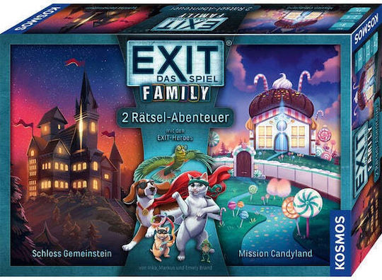 Επιτραπέζιο Παιχνίδι EXIT - Das Spiel Family: Schloss Gemeinstein / Mission Candyland για 1-4 Παίκτες 8+ Ετών 684662 Kosmos