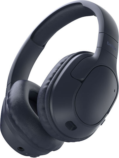 Belkin Soundform Surround Ασύρματα / Ενσύρματα Over Ear Ακουστικά με 60 ώρες Λειτουργίας και Quick Charge Μπλε