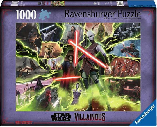 Ravensburger Puzzle Star Wars Villainous Asajj Ventress 1000 Pieces