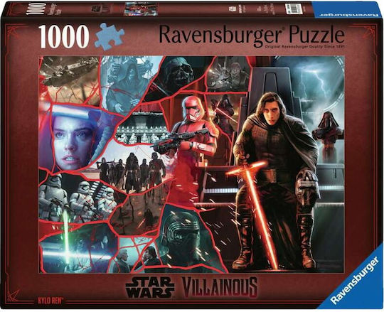 Ravensburger Puzzle Star Wars Villainous Kylo Ren 1000 Pieces