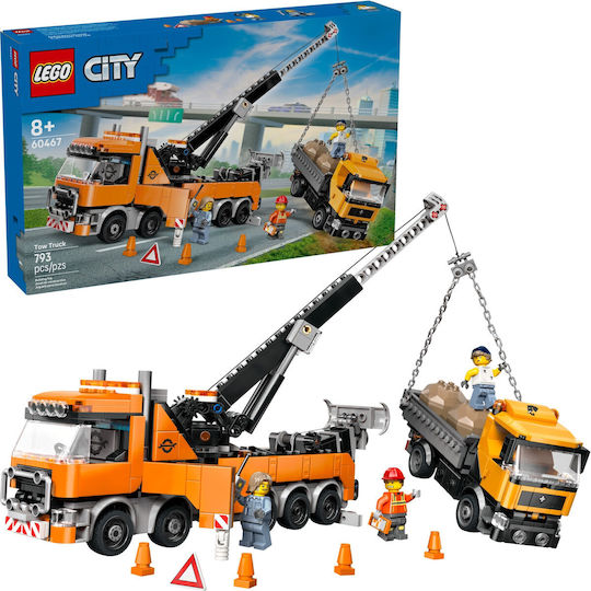 LEGO City Heavy Duty Recovery Tow Truck With Crane για 8+ Ετών 793τμχ 60467