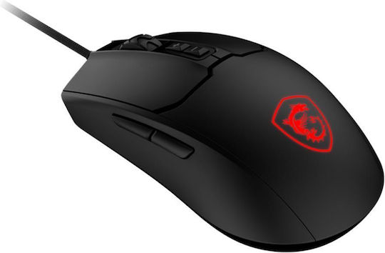MSI Forge GM100 Gaming Ποντίκι Μαύρο