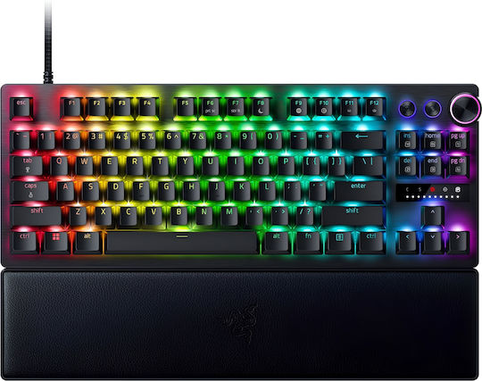 Razer Huntsman V3 Pro Tenkeyless Οπτικό Gaming Πληκτρολόγιο Tenkeyless με Razer Analog Optical Gen-2 διακόπτες και RGB φωτισμό (Αγγλικό US)