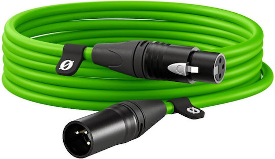 Rode Cable XLR male - XLR female Πράσινο 6m (45701)